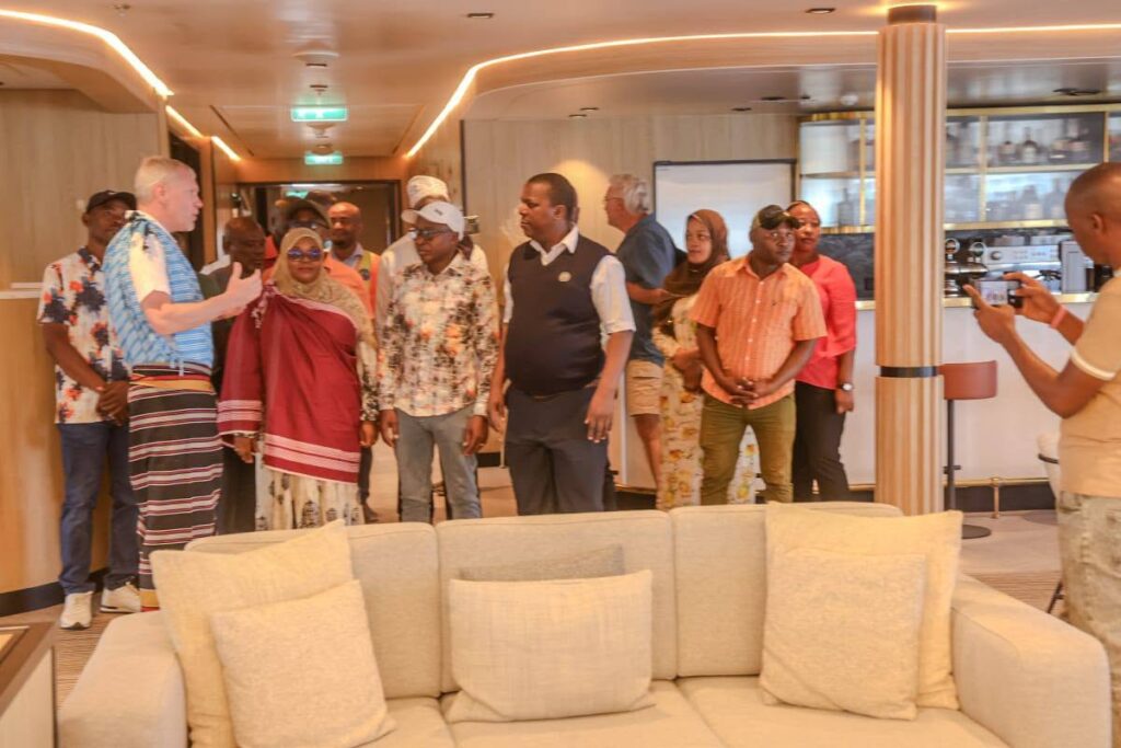 Maiden cruise ship calls at Shimoni port for the first time as tourists visit Kisite-Mpunguti marine park among other areas