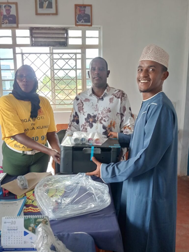 Civil Society Group Muslim Women Advancement of Rights and Protection (MWARP) Donates Printers and stationery to Lamu Police to Speed Up Justice for GBV Victims